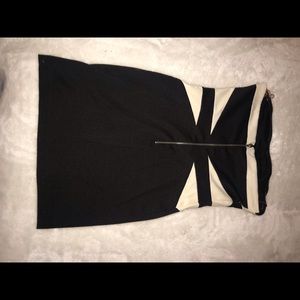 Black and white dress